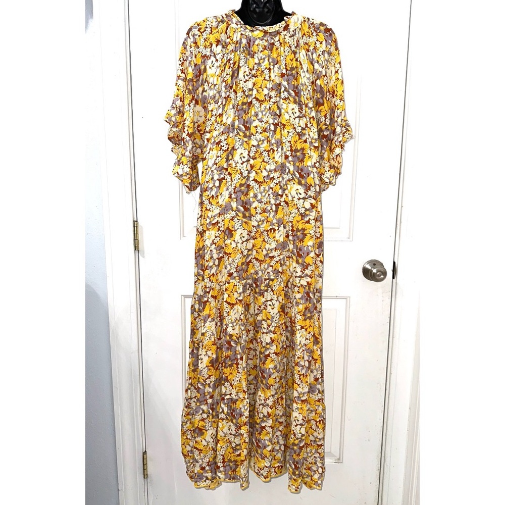 GiGio by Umgee Petal Party Maxi, Honey Yellow size Medium - Picture 6 of 10